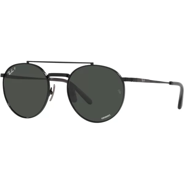 RayBan Rb8237 Round Ii Titanium SunglassesBlackPolarized Dark Grey