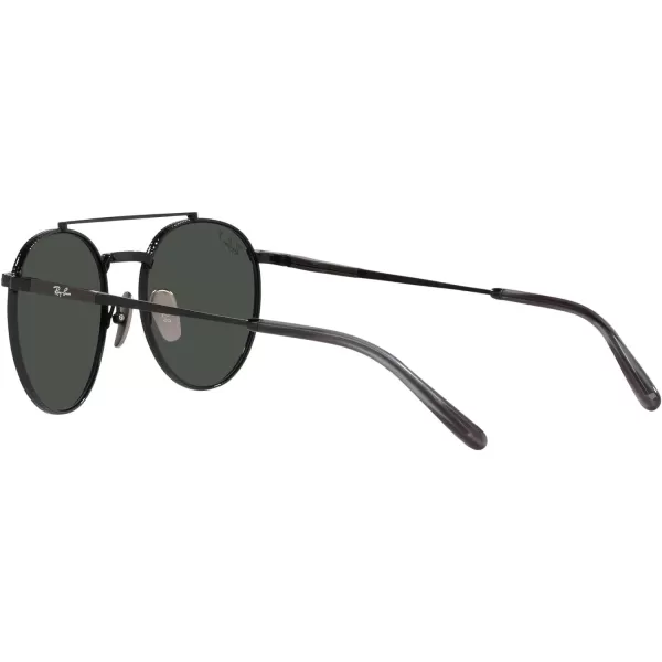 RayBan Rb8237 Round Ii Titanium SunglassesBlackPolarized Dark Grey