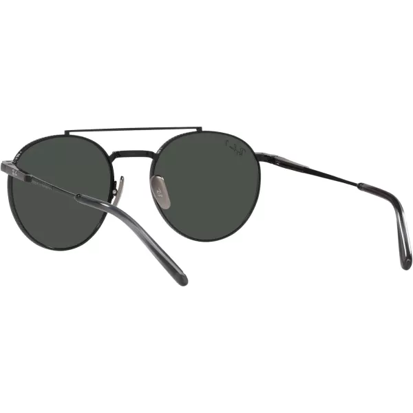 RayBan Rb8237 Round Ii Titanium SunglassesBlackPolarized Dark Grey