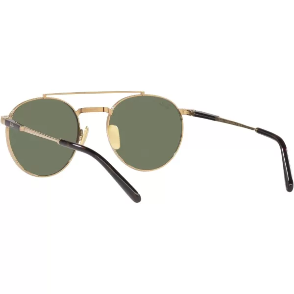 RayBan Rb8237 Round Ii Titanium SunglassesGoldGreen