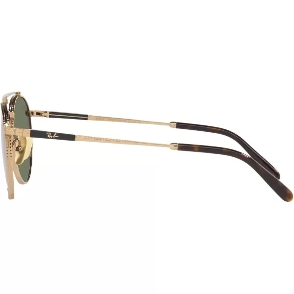 RayBan Rb8237 Round Ii Titanium SunglassesGoldGreen