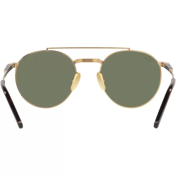 RayBan Rb8237 Round Ii Titanium SunglassesGoldGreen