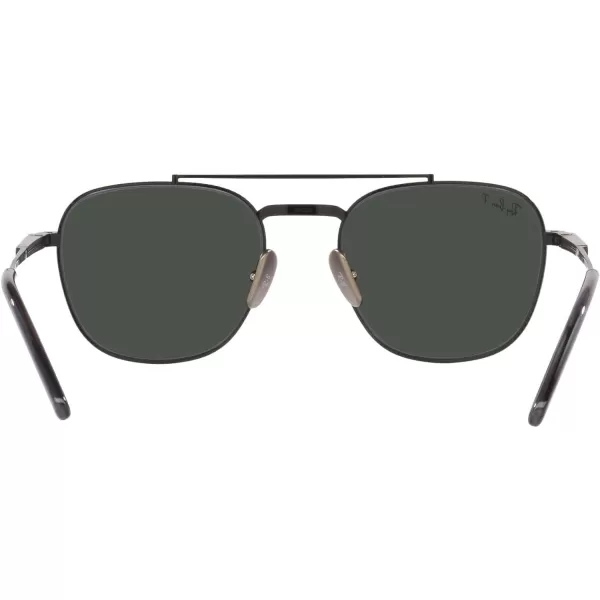 RayBan Rb8258 Frank Ii Titanium Pilot SunglassesBlackPolarized Dark Grey