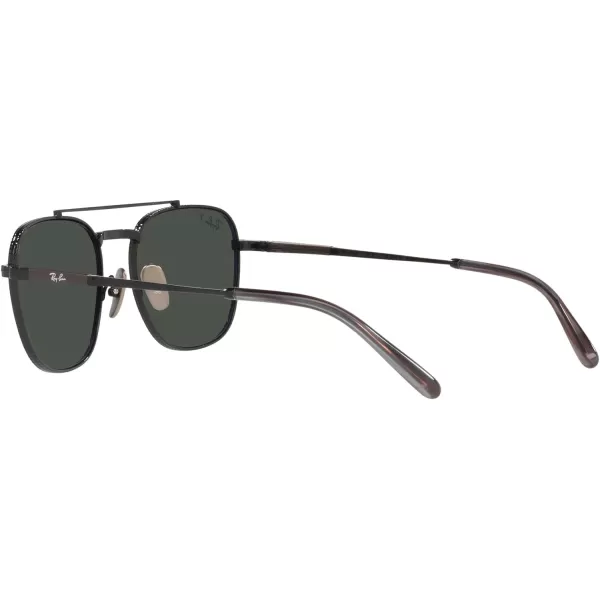 RayBan Rb8258 Frank Ii Titanium Pilot SunglassesBlackPolarized Dark Grey