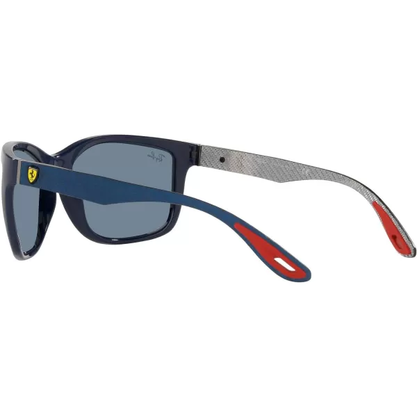 RayBan Rb8356m Scuderia Ferrari Collection Square SunglassesBlueDark Blue