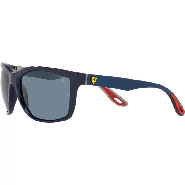 RayBan Rb8356m Scuderia Ferrari Collection Square SunglassesBlueDark Blue