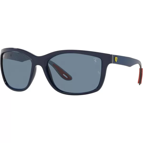 RayBan Rb8356m Scuderia Ferrari Collection Square SunglassesBlueDark Blue