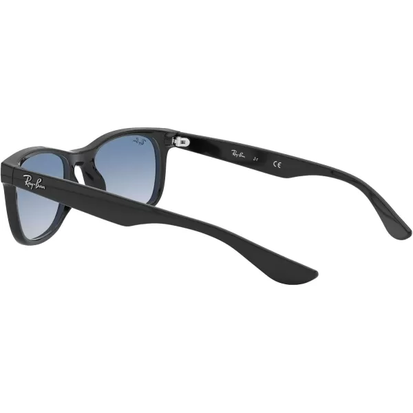 RayBan Rj9052s New Wayfarer Square SunglassesBlackBlue Mirrored Red