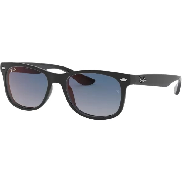 RayBan Rj9052s New Wayfarer Square SunglassesBlackBlue Mirrored Red