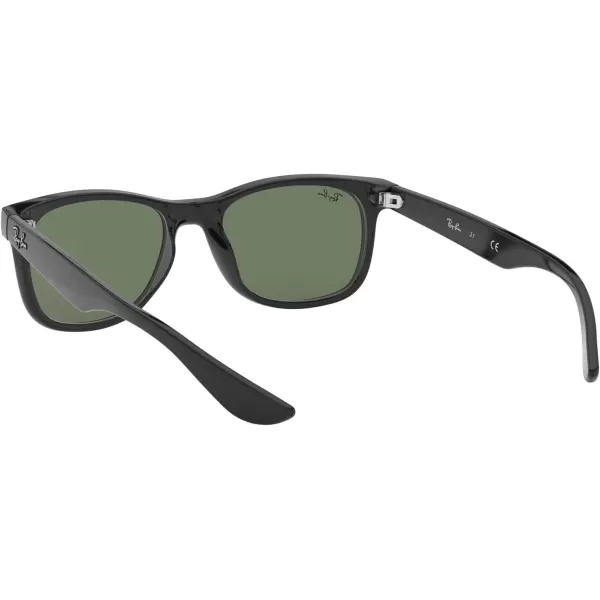 RayBan Rj9052s New Wayfarer Square SunglassesBlackDark Green