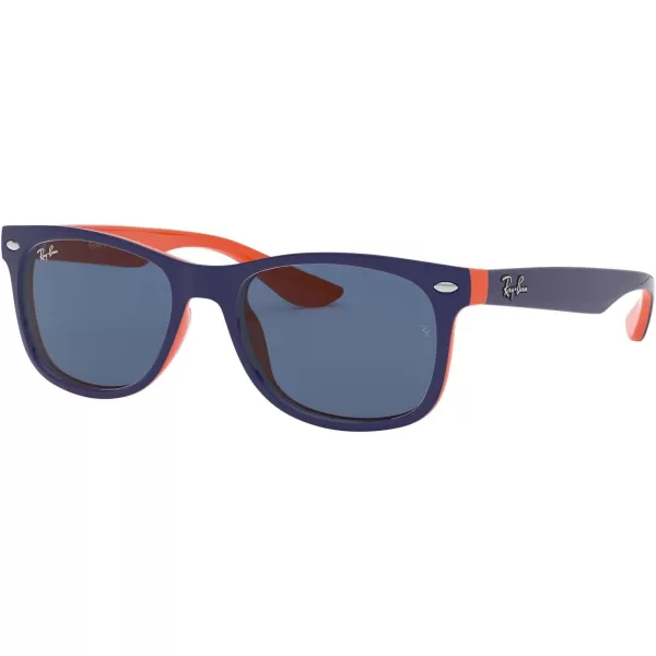 RayBan Rj9052s New Wayfarer Square SunglassesBlue on OrangeBlue