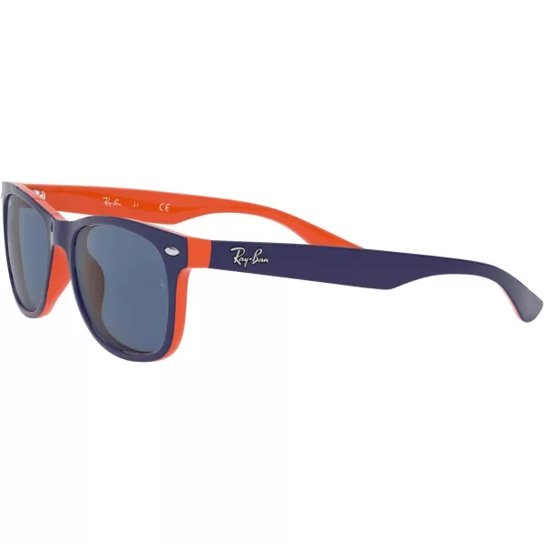 RayBan Rj9052s New Wayfarer Square SunglassesBlue on OrangeBlue