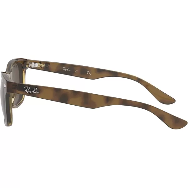 RayBan Rj9052s New Wayfarer Square SunglassesHavanaDark Brown