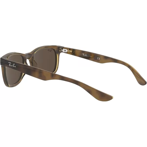 RayBan Rj9052s New Wayfarer Square SunglassesHavanaDark Brown