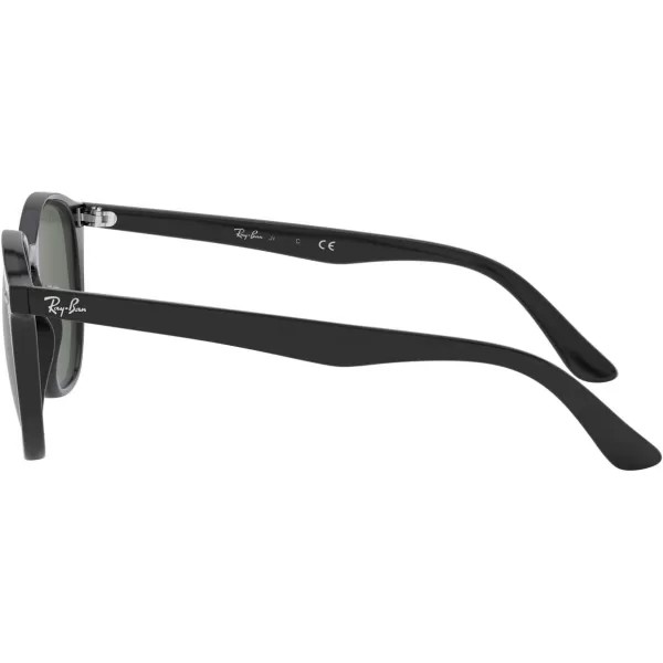 RayBan Rj9070s Round SunglassesBlackDark Green
