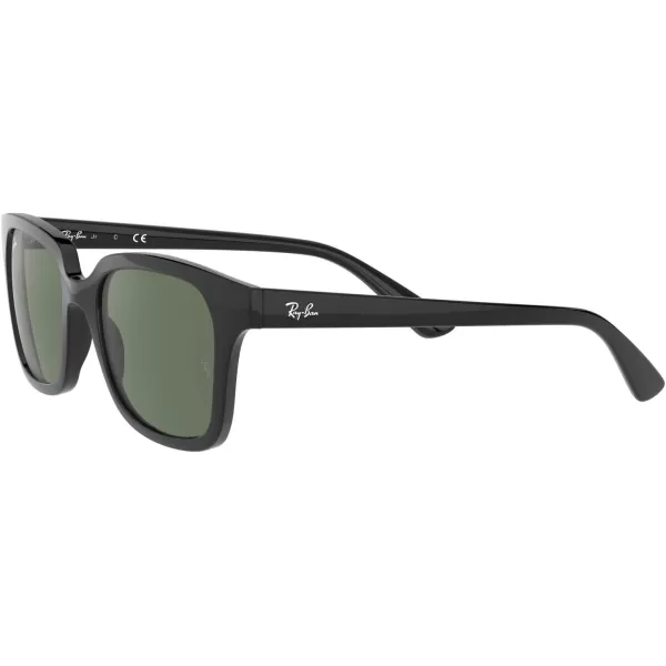 RayBan Rj9071s Square SunglassesBlackDark Green