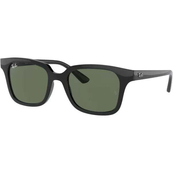 RayBan Rj9071s Square SunglassesBlackDark Green