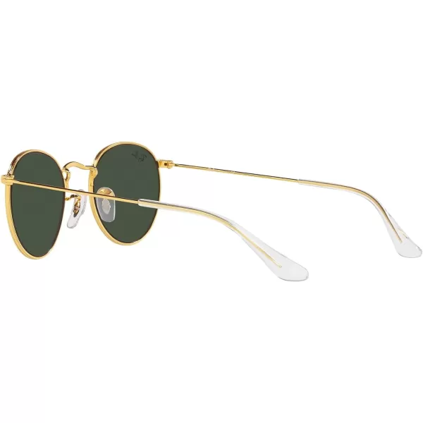 RayBan Rj9547s Metal Round SunglassesLegend GoldDark Green