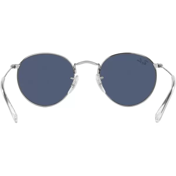 RayBan Rj9547s Metal Round SunglassesSilverDark Blue