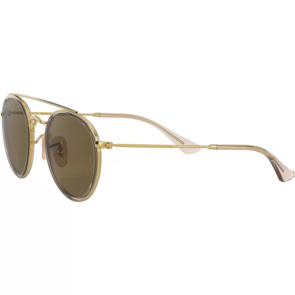 RayBan Rj9647s Metal Round SunglassesBrown on AristaDark Brown