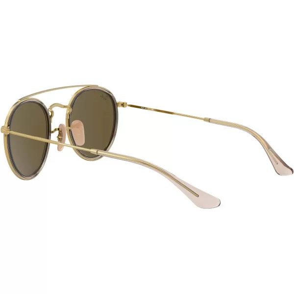 RayBan Rj9647s Metal Round SunglassesBrown on AristaDark Brown