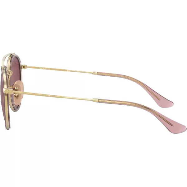 RayBan Rj9647s Metal Round SunglassesPink on AristaDark Violet