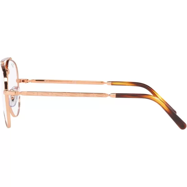 RayBan Rx3625v New Aviator Pilot Prescription Eyewear FramesRose GoldDemo Lens
