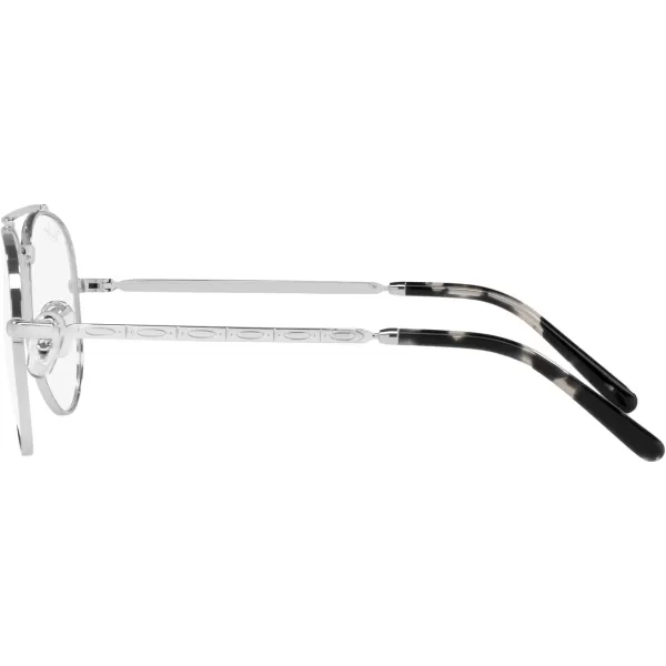RayBan Rx3625v New Aviator Pilot Prescription Eyewear FramesSilverDemo Lens