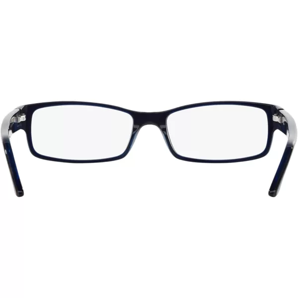 RayBan Rx5114 Rectangular Prescription Eyeglass FramesHavana on BlueDemo Lens