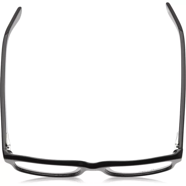 RayBan Rx5187 Rectangular Prescription Eyeglass FramesBlackDemo Lens