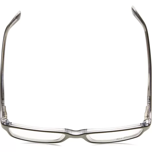 RayBan Rx5245 Square Prescription Eyeglass FramesBlack on TransparentDemo Lens