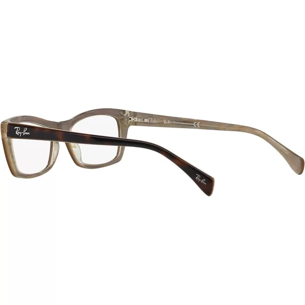 RayBan Rx5255 Rectangular Prescription Eyeglass FramesRayBan Rx5255 Rectangular Prescription Eyeglass Frames