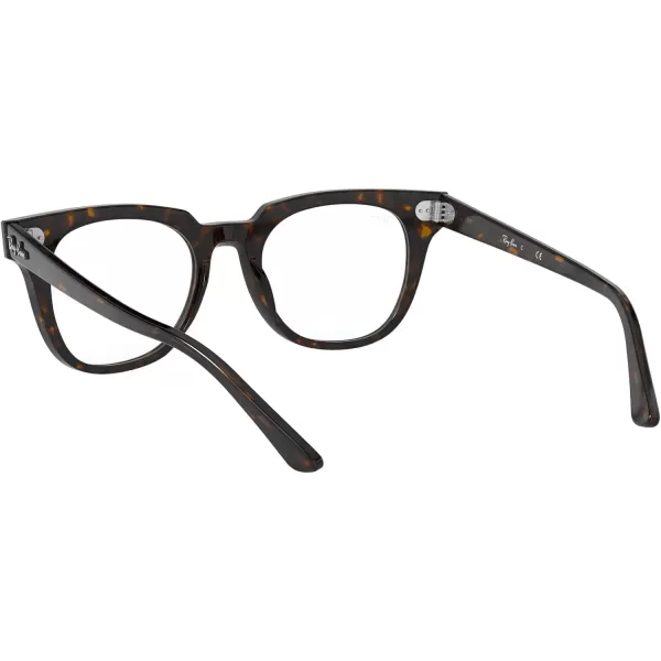 RayBan Rx5377 Meteor Square Prescription Eyeglass FramesHavanaDemo Lens