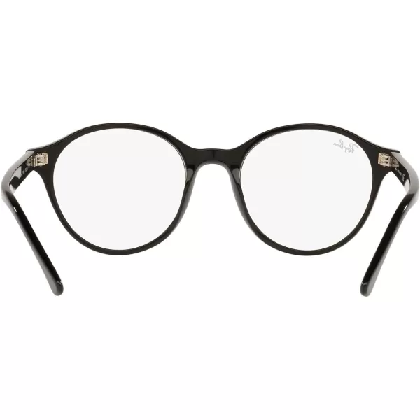 RayBan Rx5404m Scuderia Ferrari Collection Round Prescription Eyewear FramesBlackDemo Lens