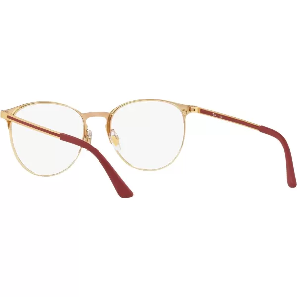 RayBan Rx6375 Round Prescription Eyeglass FramesBordeaux on AristaDemo Lens