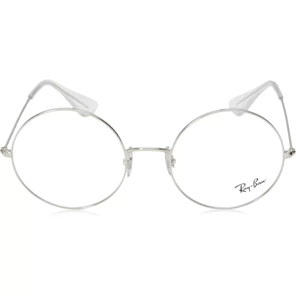 RayBan Rx6392 Jajo Round Prescription Eyeglass FramesSilverDemo Lens