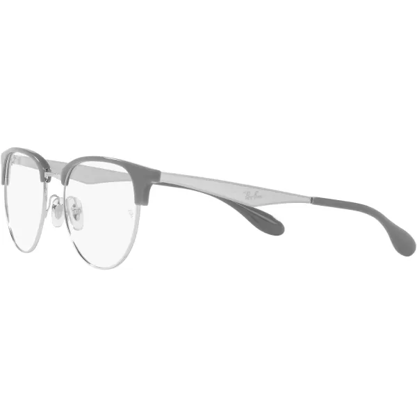 RayBan Rx6396 Round Prescription Eyeglass FramesGreyDemo Lens