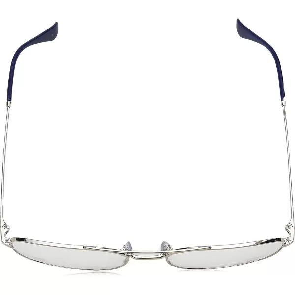 RayBan Rx6450 Square Prescription Eyeglass FramesSilverDemo Lens