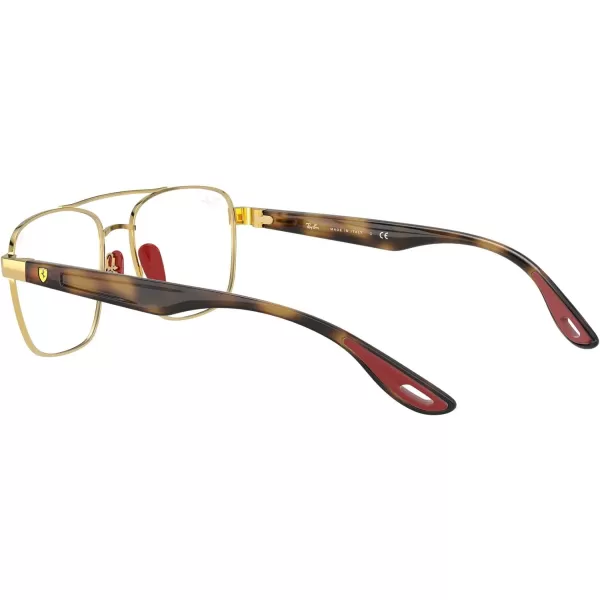 RayBan Rx6467m Scuderia Ferrari Collection Square Prescription Eyeglass FramesAristaDemo Lens