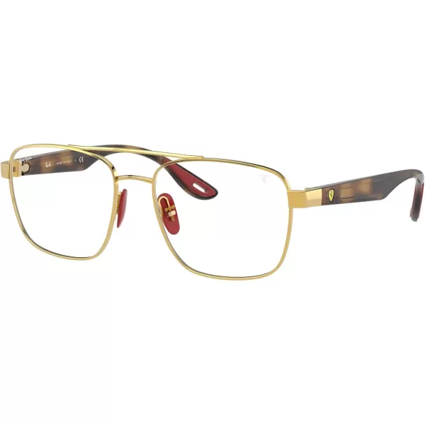 RayBan Rx6467m Scuderia Ferrari Collection Square Prescription Eyeglass FramesAristaDemo Lens