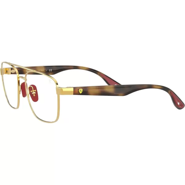 RayBan Rx6467m Scuderia Ferrari Collection Square Prescription Eyeglass FramesAristaDemo Lens