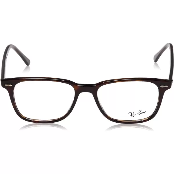 RayBan Rx7119 Rectangular Prescription Eyeglass FramesHavanaDemo Lens
