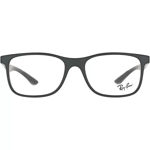 RayBan Rx8903 Square Prescription Eyeglass FramesMatte BlackDemo Lens