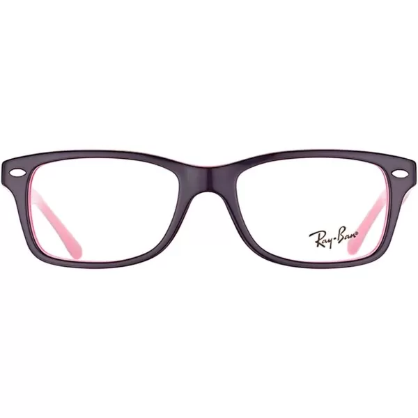 RayBan Ry1531 Square Prescription Eyeglass FramesViolet on FuchsiaDemo Lens