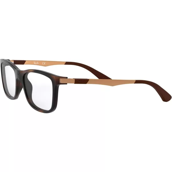 RayBan Ry1549 Square Prescription Eyeglass FramesHavanaDemo Lens