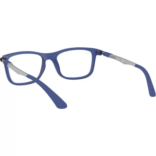 RayBan Ry1549 Square Prescription Eyeglass FramesMatte BlueDemo Lens