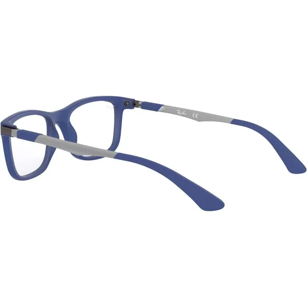 RayBan Ry1549 Square Prescription Eyeglass FramesMatte BlueDemo Lens