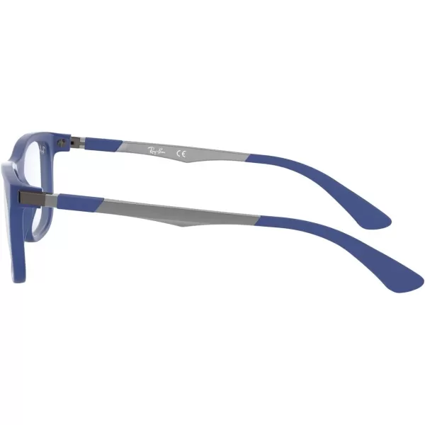 RayBan Ry1549 Square Prescription Eyeglass FramesMatte BlueDemo Lens