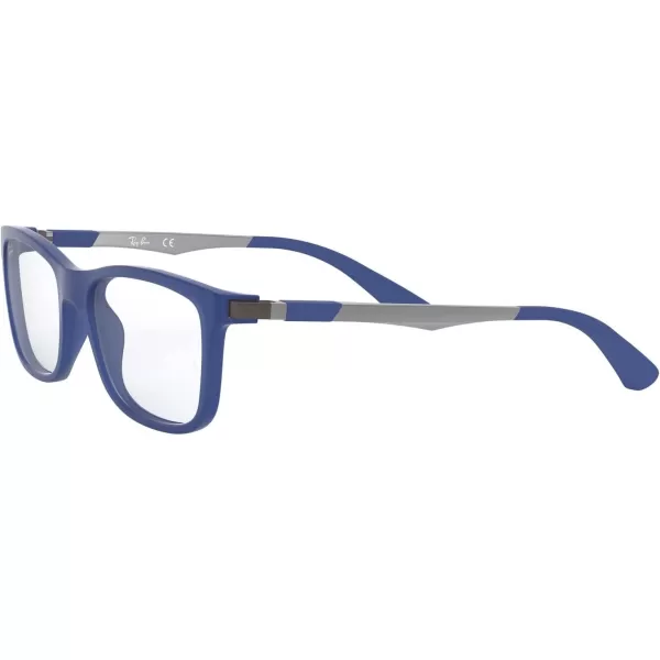 RayBan Ry1549 Square Prescription Eyeglass FramesMatte BlueDemo Lens