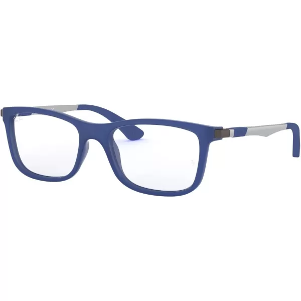 RayBan Ry1549 Square Prescription Eyeglass FramesMatte BlueDemo Lens